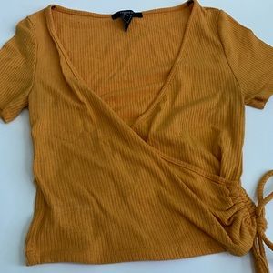 Cross shirts , side tie short sleeve shirts